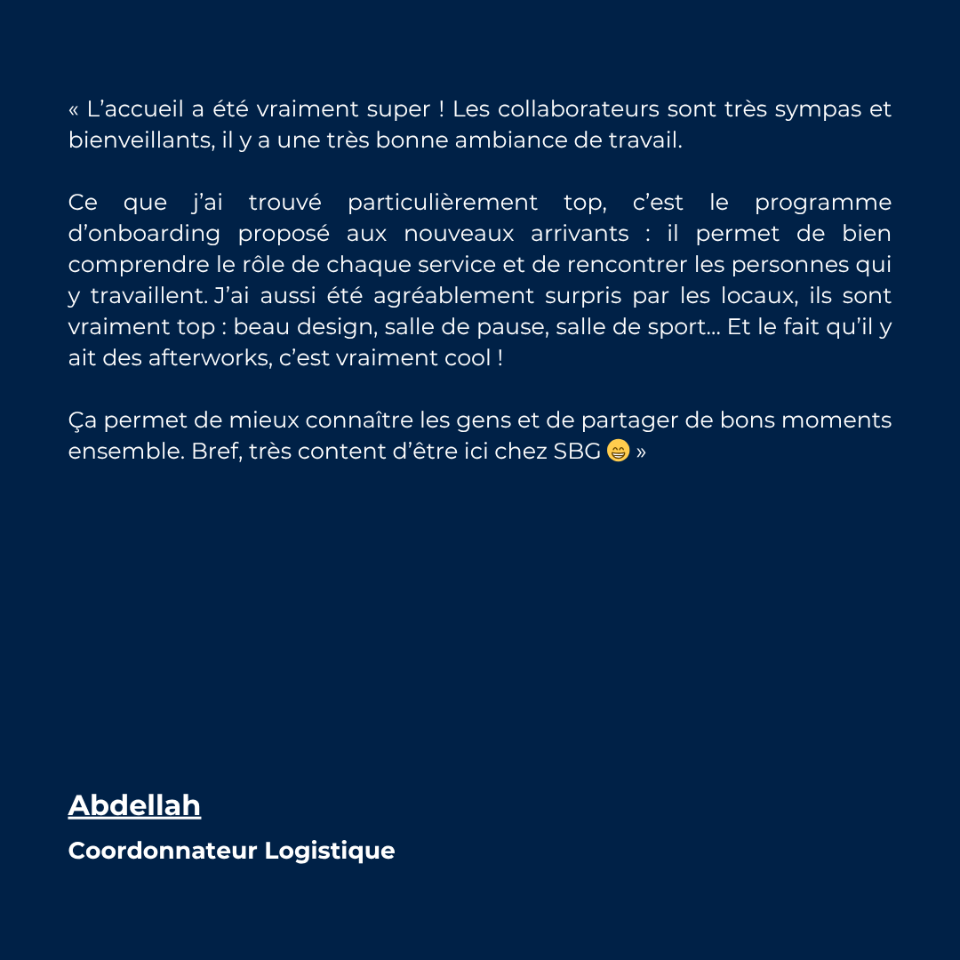 Témoignage Abdellah